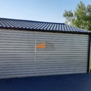 GARAŻ BLASZANY 9m X 6m AKRYLOWY