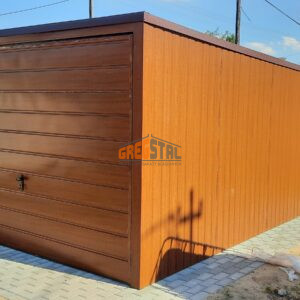GARAŻ BLASZANY 3m X 5m DREWNOPODOBNY