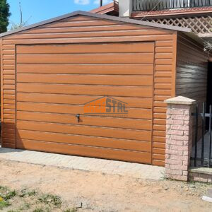 GARAŻ BLASZANY 3m X 3m DREWNOPODOBNY