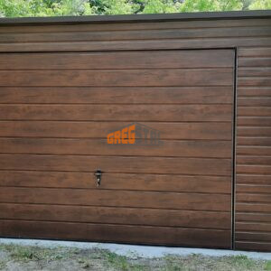 GARAŻ BLASZANY 4m X 5m DREWNOPODOBNY