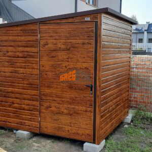 DOMEK OGRODOWY 3m X 4m DREWNOPODOBNY