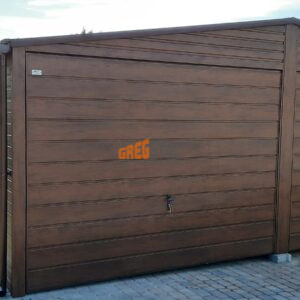 GARAŻ BLASZANY 7m X 5m DREWNOPODOBNY