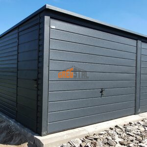 GARAŻ BLASZANY 6m X 6m AKRYLOWY