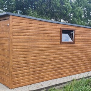 GARAŻ BLASZANY 3m X 5m DREWNOPODOBNY