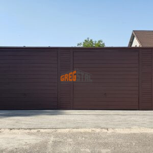 GARAŻ BLASZANY 9m X 5m DREWNOPODOBNY