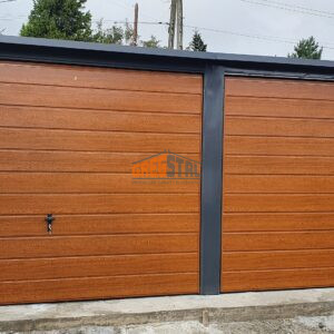 GARAŻ BLASZANY 6m X 6m AKRYLOWY