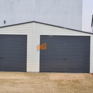 GARAŻ BLASZANY 8m X 5m AKRYLOWY