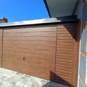 GARAŻ BLASZANY 5m X 5m DREWNOPODOBNY