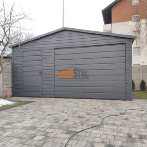 GARAŻ BLASZANY 5m X 6m AKRYLOWY
